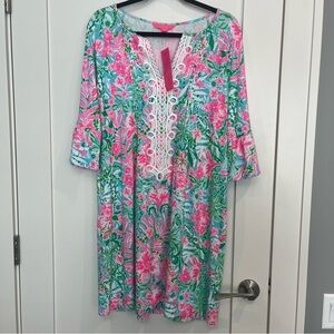 Lilly Pulitzer Pink and Green Resort Dress